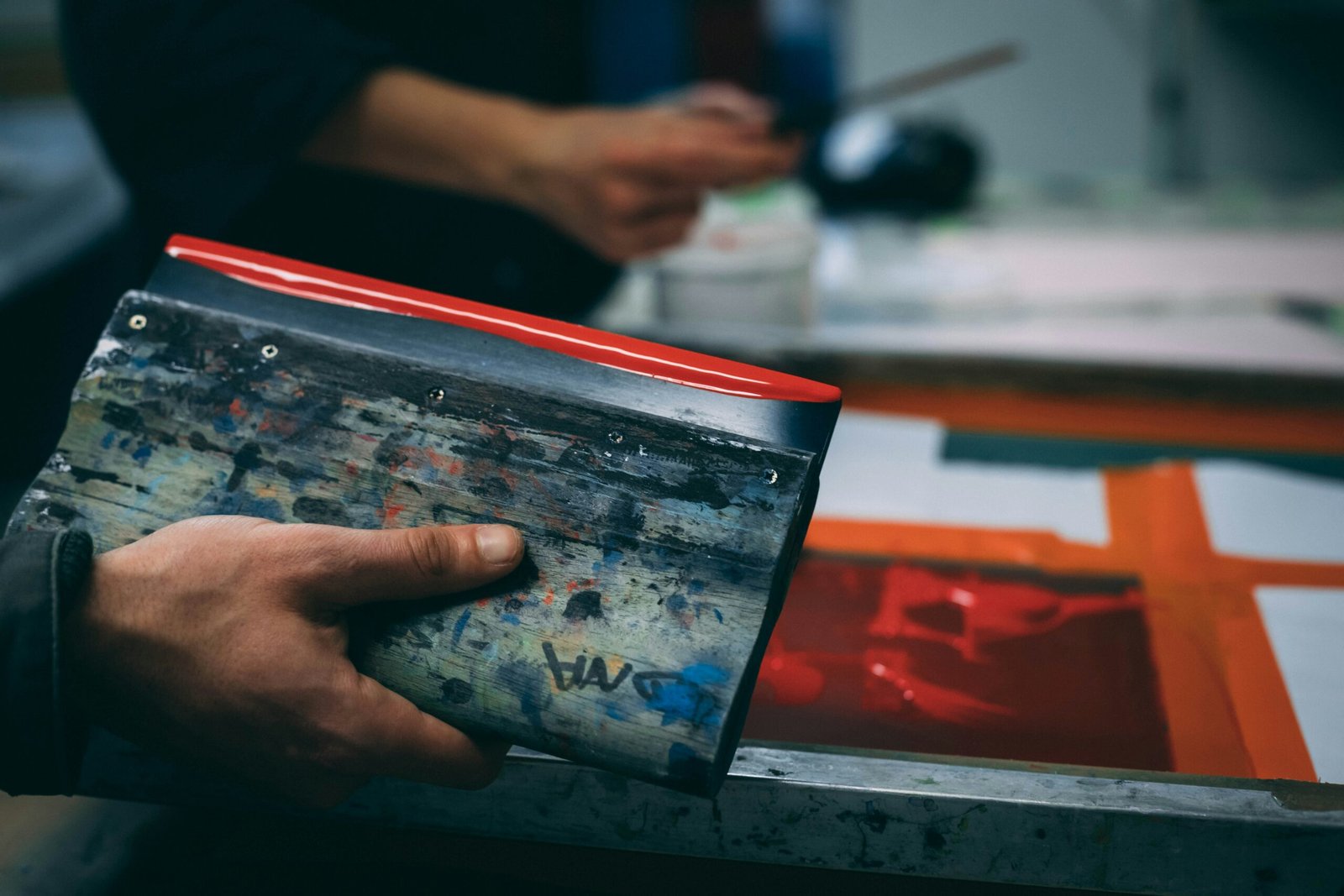 Proceso de preparación para serigrafía